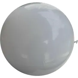 50cm Solid Colour Beach Ball White